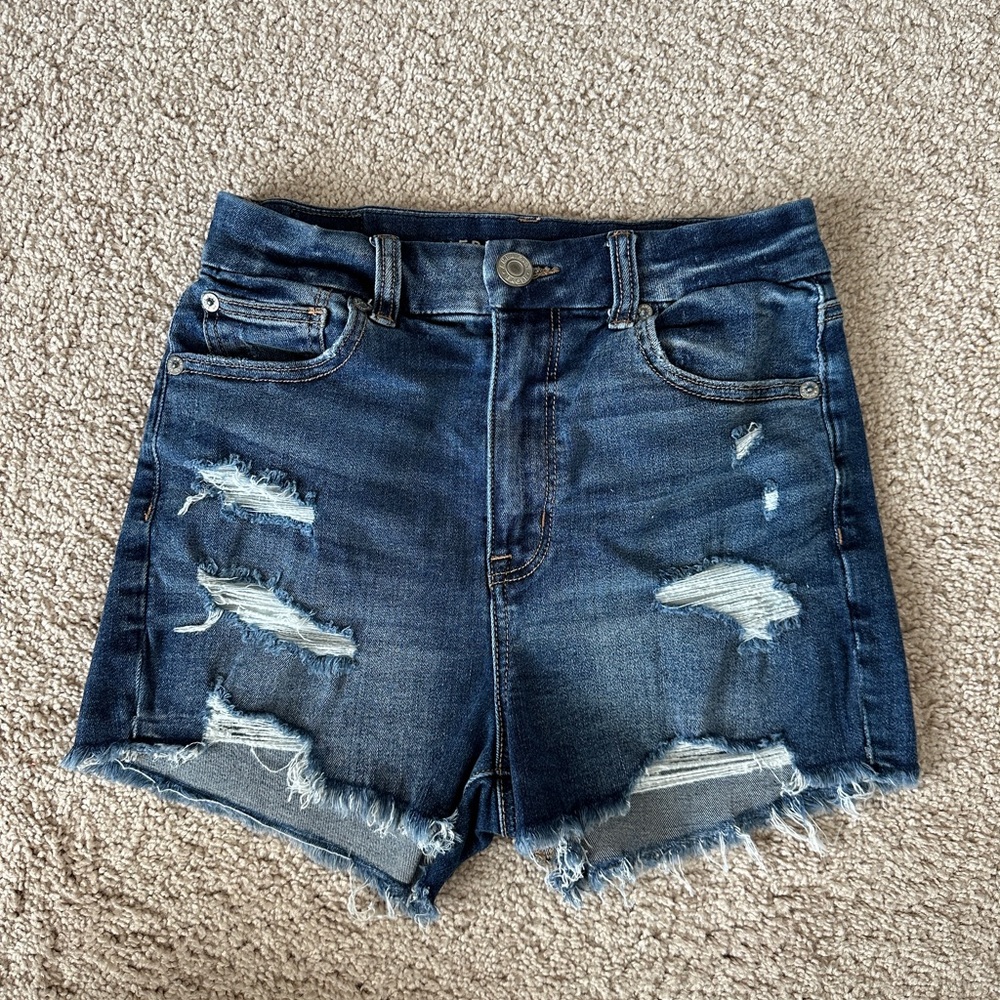 American Eagle Outfitters Super Stretch Curvy Hi-Rise Shortie Size 2 Shorts